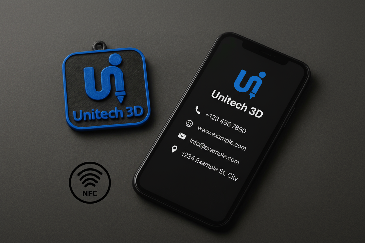 کارت ویزیت NFC با گوشی هوشمند
